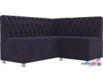Угловой диван Mebelico Мирта 107592 (левый, фиолетовый)