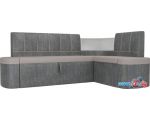Угловой диван Mebelico Тефида 107529 (левый, бежевый/серый)