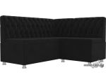 Угловой диван Mebelico Мирта 107593 (правый, черный)