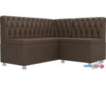 Угловой диван Mebelico Мирта 107603 (левый, коричневый)