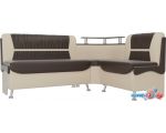 Угловой диван Mebelico Сидней 107390 (левый, коричневый/бежевый)