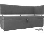 Угловой диван Mebelico Стоун 107270 (левый, велюр, серый)