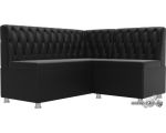 Угловой диван Mebelico Мирта 107608 (правый, черный)