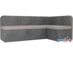 Угловой диван Mebelico Форест 107092 (правый, бежевый/серый)