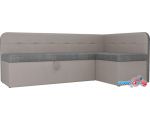 Угловой диван Mebelico Форест 107095 (левый, серый/бежевый)
