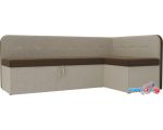 Угловой диван Mebelico Форест 107084 (левый, коричневый/бежевый)