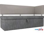 Угловой диван Mebelico Стоун 259 107286 (правый, рогожка, серый/бежевый)