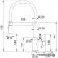 Смеситель Franke Lina Semi-pro 115.0626.085 (хром/черный) в Гомеле фото 3