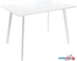 Кухонный стол Listvig Слим 2 110x70 (белый)