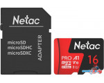Карта памяти Netac P500 Extreme Pro 16GB NT02P500PRO-016G-R (с адаптером)