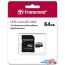 Карта памяти Transcend microSDXC TS64GUSD350V 64GB (с адаптером) в Витебске фото 2