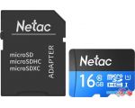 Карта памяти Netac P500 Standard 16GB NT02P500STN-016G-R (с адаптером)