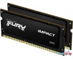 Оперативная память Kingston FURY Impact 2x8GB DDR3 SODIMM PC3-14900 KF318LS11IBK2/16