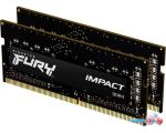 купить Оперативная память Kingston FURY Impact 2x32GB DDR4 SODIMM PC4-25600 KF432S20IBK2/64