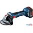 Угловая шлифмашина Bosch GWS 180-LI Professional 06019H9025 (с 1-им АКБ, кейс) в Гомеле фото 1