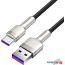 Кабель Baseus USB Type-A - USB Type-C CAKF000201 (2 м, черный) в Бресте фото 2