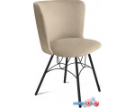 Стул Sheffilton SHT-ST36/S100 (ванильный крем/черный муар)