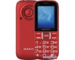 Кнопочный телефон Maxvi B21ds (красный)