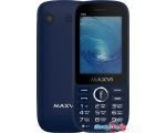 Кнопочный телефон Maxvi K20 (синий)