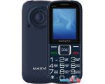 Кнопочный телефон Maxvi B21ds (синий)
