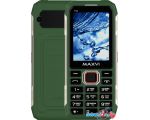 Кнопочный телефон Maxvi T12 (зеленый)