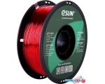 Пластик eSUN eTPU-95A 1.75 мм 1000 г (красный полупрозрачный)