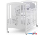купить Классическая детская кроватка Italbaby Baby Jolie 070.0110 (белый/серый)