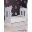 Классическая детская кроватка VDK Bonne маятник с ящиком (белый) в Минске фото 2