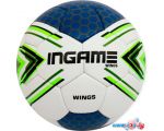 Футбольный мяч Ingame Wings IFB-134 (5 размер, белый/синий/зеленый)