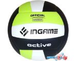Волейбольный мяч Ingame Active (5 размер, белый/зеленый/черный)