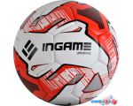 Футбольный мяч Ingame Upgrade IFB-133 (5 размер, белый/красный)