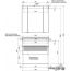 Aquanet Тумба под умывальник Алвита 90 235340 в Гомеле фото 5
