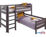 Двухъярусная кровать Мебельград Соня 7 190x80 (лаванда)