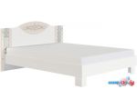Кровать МСТ. Мебель Белла №2.2 1.6 160x200 с подсветкой (рамух белый)