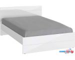 Кровать НК-Мебель Gloss 140х200 (белый/белый глянец) цена