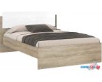 Кровать НК-Мебель Бланка 140х200 (дуб сонома/белый глянец) в Гомеле