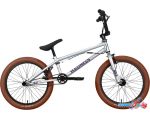Велосипед Stark Madness BMX 3 2023 (серебристый/фиолетовый/коричневый)
