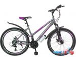 Велосипед Greenway Colibri-H 27.5 (серый/розовый, 2018)