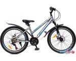 купить Велосипед Greenway Colibri-H 24 р.14 2021 (серый/синий)