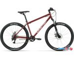 Велосипед Forward Sporting 27.5 2.3 D р.17 2022 (темно-красный/серебристый)