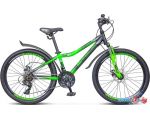 Велосипед Stels Navigator 410 MD 24 21-sp V010 р.12 2021 (черный/зеленый) в рассрочку