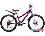 Велосипед Novatrack Novara 18.D 24 р.11 2022 (фиолетовый)