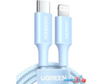 Кабель Ugreen US532 90448 USB Type-A - Lightning (1 м, голубой)