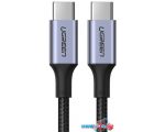 Кабель Ugreen US316 70429 USB Type-C - USB Type-C (2 м, черный)