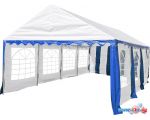 Тент-шатер Sundays Party 4x8 (белый/синий)
