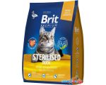 Сухой корм для кошек Brit Premium Cat Sterilized Duck & Chicken 8 кг цена