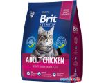 Сухой корм для кошек Brit Premium Cat Adult Chicken 2 кг