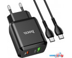 Сетевое зарядное Hoco N5 Favor Type-C (черный)