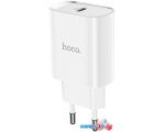 Сетевое зарядное Hoco N14 Smart charging (белый)