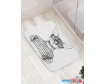 Коврик для ванной JoyArty Кот интеллектуал bath_15575